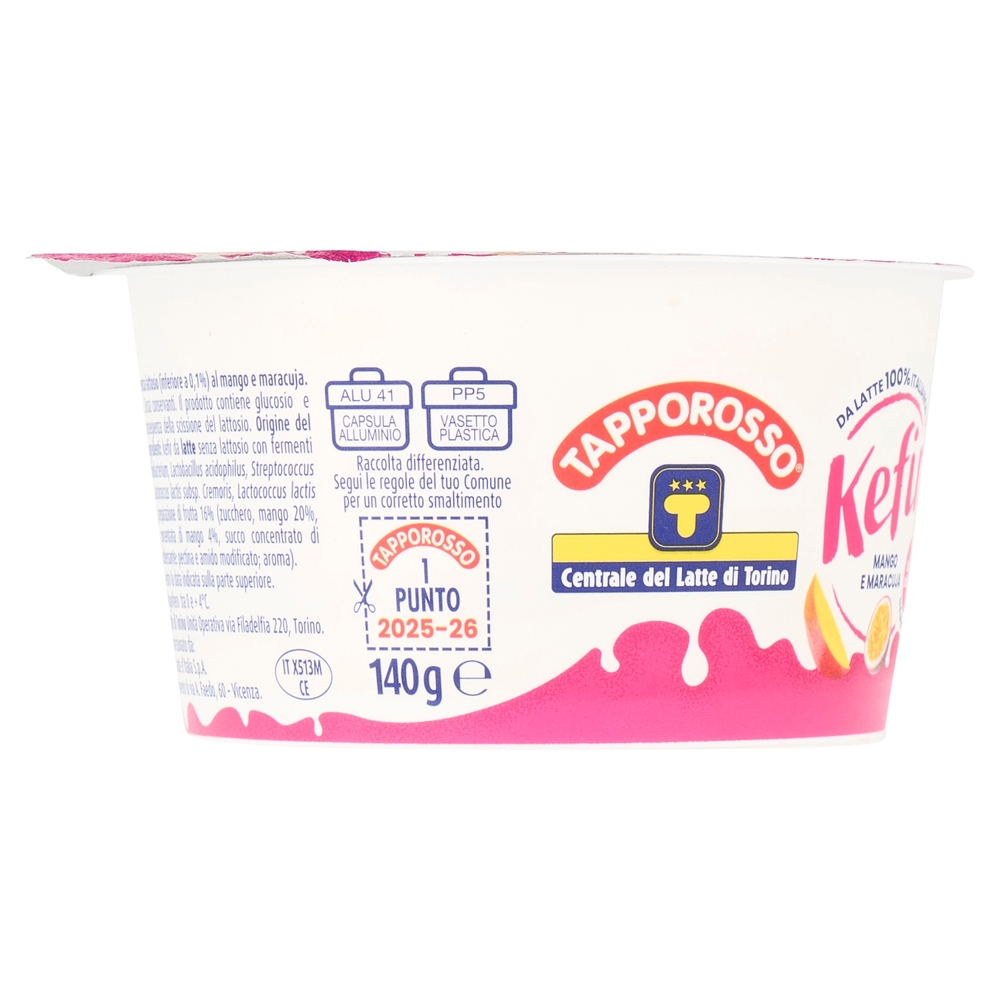 Tapporosso Kefir Mango e Maracuja 140 g